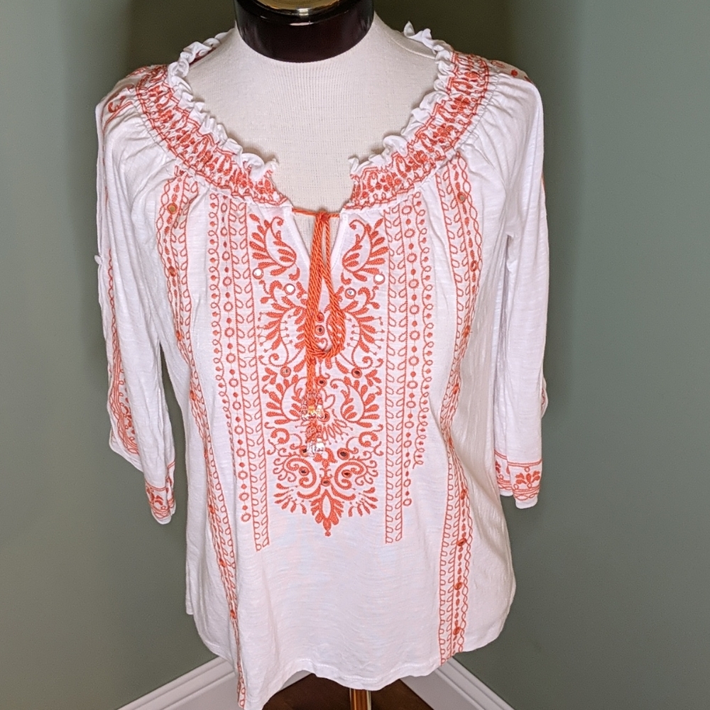 INC women's embroidery shirt